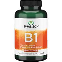 Vitamin B1 100 mg (Thiamin) 250 капсул (Swanson)