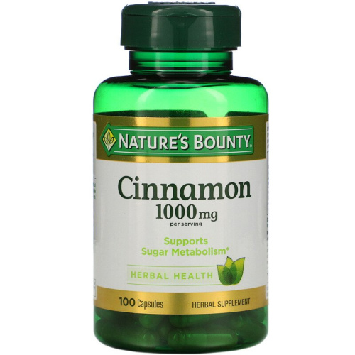 Cinnamon (Корица) 1000 мг 100 капсул (Nature's Bounty)