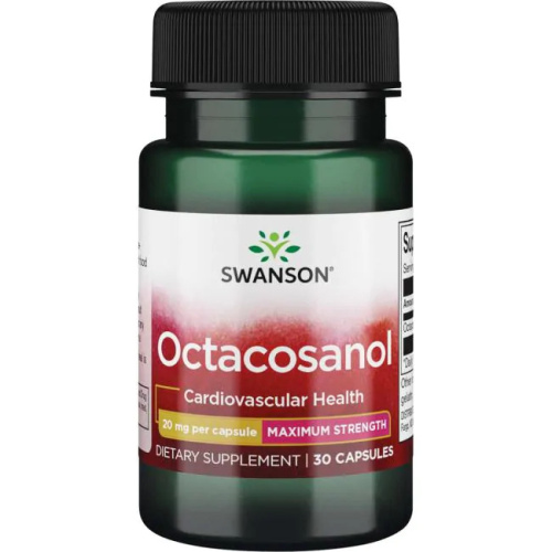 Octacosanol 20 mg (Октакозанол 20 мг) 30 капсул (Swanson)