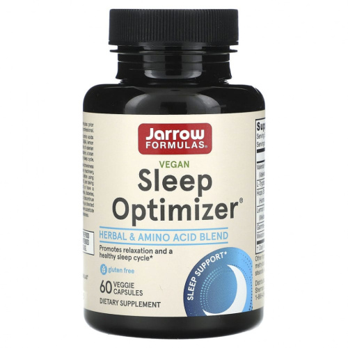 Sleep Optimizer (Оптимизатор сна) 60 растительных капсул (Jarrow Formulas)