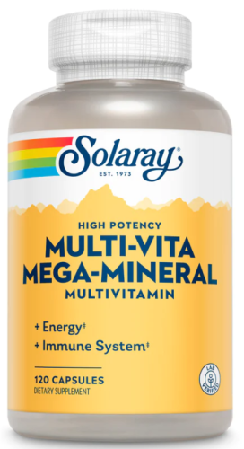 Multi-Vita Mega-Mineral Multivitamin 120 капсул (Solaray)