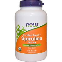 Spirulina 500 мг 500 табл (NOW)