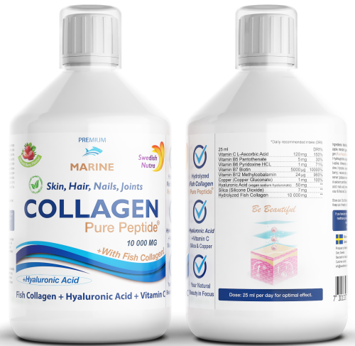 Collagen 10000 мг (fish) Sugar Free 500 мл (Swedish Nutra)