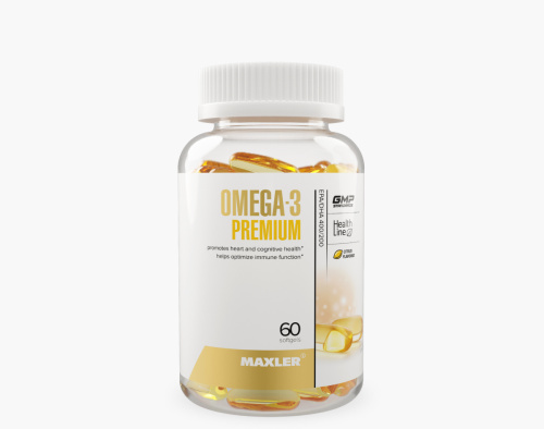 Omega-3 Premium 60 капсул (Maxler)_