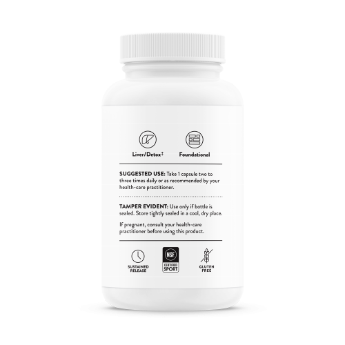 Glutathione-SR 175 mg (Глутатион 175 мг) 60 капсул (годен до 05.26) (Thorne Reserch) фото 4