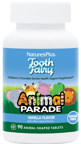 Tooth Fairy® Animal Parade® (детский жевательный пробиотик для полости рта) 90 таб (NaturesPlus)