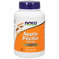 Apple Pectin 700 мг (Яблочный Пектин) 120 вег капсул (Now Foods)