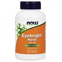 Eyebright Herb 410 мг (Очанка Лекарственная) 100 вег капсул (Now Foods) Срок 11.21
