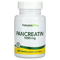 Pancreatin 1000мг (Панкреатин) 60 таблеток (NaturesPlus)