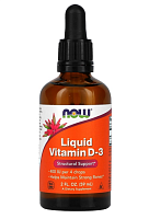 Liquid Vitamin D-3 400 IU (Жидкий витамин D-3) 59 мл (Now Foods)