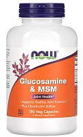 Glucosamine & MSM 180 вег капсул (Now Foods)