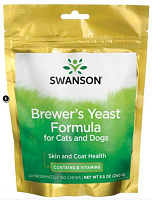 Brewer`s Yeast Formula for Cats and Dogs (Пивные Дрожжи для кошек и собак) 160 таблеток (Swanson)