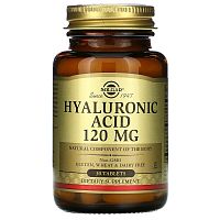 Hyaluronic Acid 120 мг 30 таблеток (Solgar)