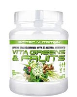 Vita Greens & Fruits with Stevia 360 г (Scitec Nutrition) cрок 11.2021