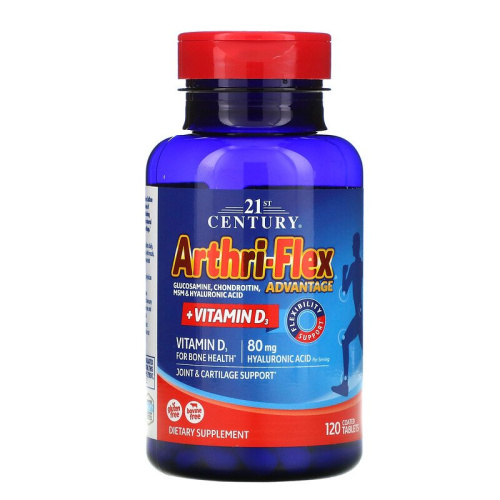 Arthri-Flex Advantage с витамином D3 120 таблеток (21st Century) фото 3