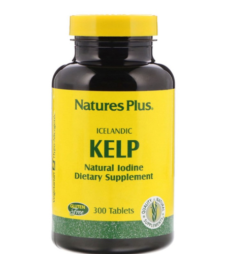 Icelandic Kelp (Исландские Бурые Водоросли) 150 мкг 300 таблеток (NaturesPlus) фото 4