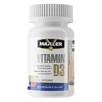 Минерально-витаминный комплекс Vitamin D3 180 таблеток (Maxler) срок 08.21