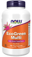 EcoGreen Multi Iron-Free 180 вег капсул (Now Foods)