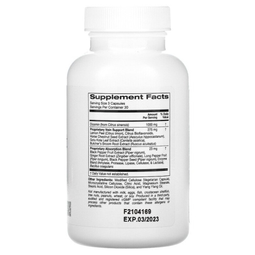 Vein Support (Поддержка для вен) 90 капсул (ZOI Research) фото 2