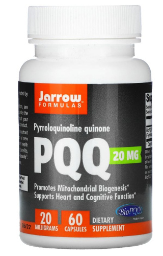PQQ (пирролохинолинхинон) 20 мг 60 капсул (Jarrow Formulas) срок 09/2025 фото 2