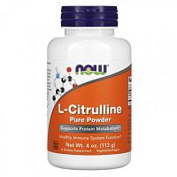 L-Citrulline Pure Powder (L-Цитрулин в порошке) 113 г (Now Foods)