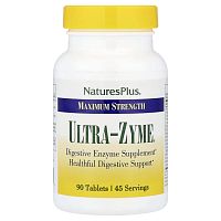 Ultra-Zyme® (поддержка здорового пищеварения) 90 таблеток (NaturesPlus)