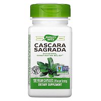 Cascara Sagrada 270 мг (Каскара Саграда) 100 вег капсул (Nature's Way)