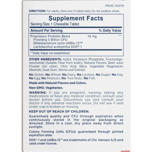 Chewable Probiotic 5 Billion 30 таблеток (American Health) клубника срок 06/23 фото 2
