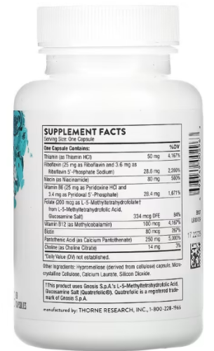 Stress B-Complex (Комплекс витаминов группы B) 60 капсул (Thorne Research) фото 2