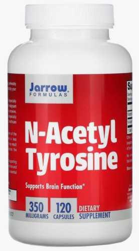 N-Acetyl Tyrosine 350 мг (N-ацетилтирозин) 120 капсул (Jarrow Formulas) фото 3