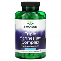 Triple Magnesium Complex 400 мг 300 капсул (Swanson)