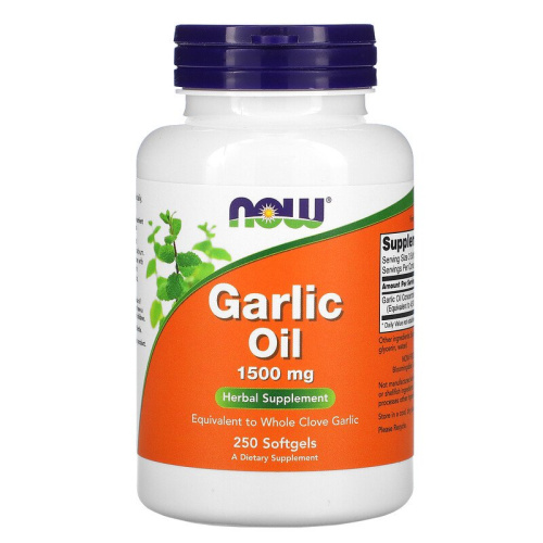 Garlic Oil (Чесночное масло) 1500 мг 250 капсул (Now Foods)