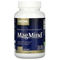MagMind Magtein Magnesium L-Treonate (Магний L-Треонат) 90 вег капсул (Jarrow Formulas)