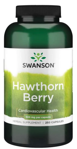 Hawthorn Berry (Ягоды боярышника) 565 мг 250 капсул (Swanson)