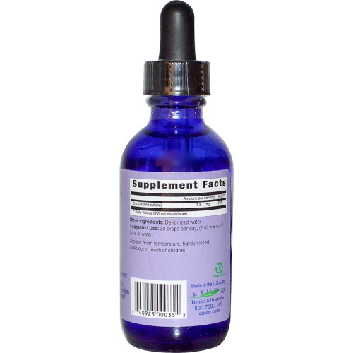 Zinc Liquid 7,5 мг (Цинк сульфат) 60 мл (Eidon) фото 2