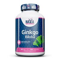 Ginkgo Biloba 60 мг (Гинкго Билоба) 120 капсул (Haya Labs)