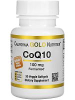 Коэнзим Q10 100 мг 30 капсул (California Gold Nutrition)