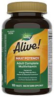 Alive! Max3 Potency (Мультивитаминный комплекс без добавления железа) 180 таблеток (Nature's Way)