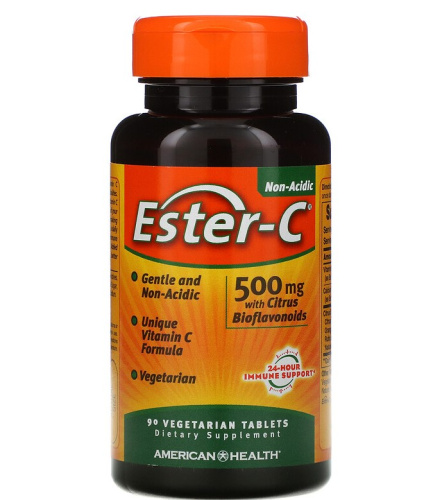 Vitamin C Ester-C with Citrus Bioflavonoids 500 мг 90 таблеток (American Health)