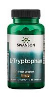 L-Tryptophan 500 мг (L-Триптофан) 60 капсул (Swanson)