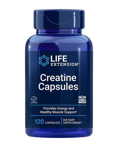 Creatine Capsules 1000 мг (Креатин Моногидрат) 120 капс (Life Extension)