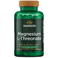 Magnesium L-Threonate 144 mg (Магний L-Треонат 144 мг) 90 вег капсул (Swanson)