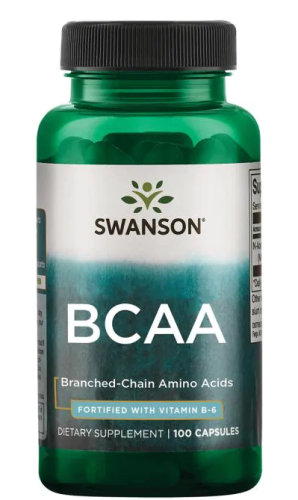 BCAA (Аминокислоты с разветвленной цепью) 100 капсул (Swanson)