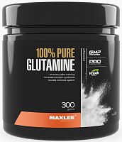 100% Pure Glutamine 300 g (Глутамин порошок 300 г) (Maxler)_