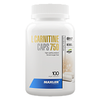 L-Carnitine 750 mg (Л-Карнитин 750 мг) 100 капсул (Maxler)_