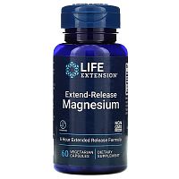 Magnesium Extend-Release 250 мг (Магний) 60 вег капсул (Life Extension)