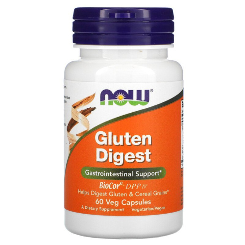 Gluten Digest (добавка для переваривания глютена) 60 капсул (Now Foods) 