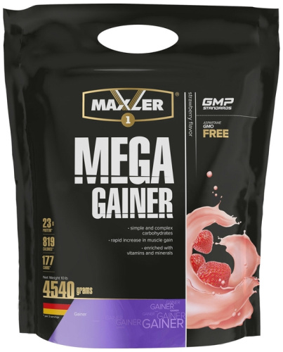 Mega Gainer 4500 г - 10lb Пакет (Maxler)