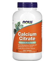 Calcium Citrate (цитрат кальция) 250 таблеток (Now Foods)