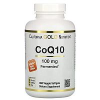 Коэнзим Q10 100 mg - 360 капсул (California Gold Nutrition)